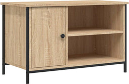 vidaXL - Tv-meubel - 80x40x50 - cm - bewerkt - hout - sonoma - eikenkleurig
