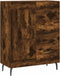vidaXL - Dressoir - 69,5x34x90 - cm - bewerkt - hout - gerookt - eikenkleurig