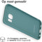 iMoshion Hoesje Geschikt voor Samsung Galaxy S7 Hoesje Siliconen - iMoshion Color Backcover - Donkergroen