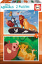EDUCA - puzzel - 2 x 48 stuks - THE LION KING