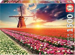Educa - Puzzle 1500 - Tulips Landscape (017664)