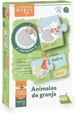 Educatief Spel Falomir 30020 Puzzel dieren (ES)