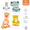 Educatief Spel Woomax dieren 25 x 22 x 10 cm (6 Stuks)