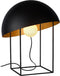 Atmooz - Tafellamp Hoody - Met kap - E27 - Slaapkamer / Woonkamer - Zwart / Goud - Hoogte 50cm - Metaal