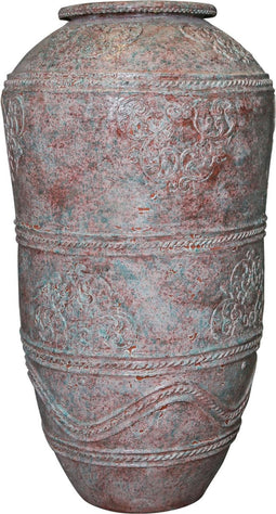 PTMD Gentong bruin geglazuurd keramiek pot maat in cm: 95 x 95 x 185 - -