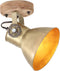 vidaXL Wand-/plafondlampen industrieel 2 st E27 20x25 cm messingkleur