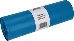 Afvalzak cleaninq 80x110cm recycled t60 140l blauw | 10 stuks