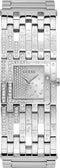 Guess Dames Horloge GW0441L1 Staal Vierkant met Zirkonia