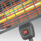 Eurom Q-time 2000S - Terrasverwarming - 2 kwartslampen 1000 Watt - Staand