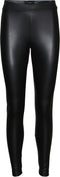 VERO MODA VMGAYA MR PL LEGGING - PU legging - Vegan leather - Zwart