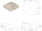 vidaXL - Paalkappen - 6 - st - piramide - 91x91 - mm - roestvrij - staal