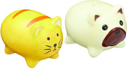 KitchenCraft - Ceramic - Dog and Cat-Shaped Novelty Salt and Pepper Shakers