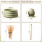 SV Living Matcha Set - 4-delige Matcha Starterkit - Matcha Klopper Bamboe Lepel Kom (4 stuks)