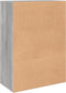 vidaXL - Dressoir - 60x31x84 - cm - bewerkt - hout - grijs - sonoma