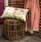 Dutch Decor POSSY - Sierkussen met bloemenpatroon 40x60 cm Chive - groen - Inclusief binnenkussen