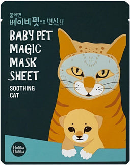 Gezichtsmasker Holika Holika Baby Pet Cat Verzachtend (22 ml)