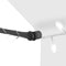vidaXL - Luifel - handmatig - uitschuifbaar - met - LED - 100 - cm - crèmekleurig