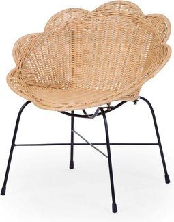 Childhome Flower Kinderstoel - Rotan - Vintage Design - Beige