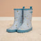 Little Dutch Sailors Bay - Kinderregenlaarzen - Rubber met textiel voering - Blauw - mt 22/23