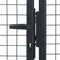 vidaXL - Gaaspoort - 400x175 - cm - gegalvaniseerd - staal - grijs