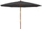 vidaXL - Parasol - met - houten - paal - 400x273 - cm - zwart