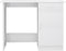 vidaXL - Bureau - 100x50x76 - cm - bewerkt - hout - hoogglans - wit