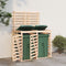 vidaXL - Containerberging - dubbel - massief - grenenhout