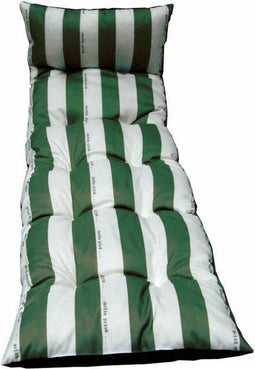 Ligstoelkussen Jardin Prive Groen 180 x 56 x 10 cm