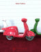 Metalmorphose Scooter Sleutelhanger Design Cadeau Accessoire- Rood