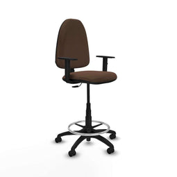 Piqueras y Crespo B1D01RF - Bureaustoel - Hoogteverstelbaar met armleuning - Donkerbruin