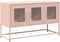 vidaXL - Tv-meubel - 100,5x39x60,5 - cm - koudgewalst - staal - roze