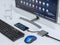 Natec Fowler Mini - USB Hub - 1x HDMI 1x USB 3.2 Gen1 type-C - Grijs