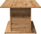 vidaXL - Salontafel - 102x55,5x40 - cm - bewerkt - hout - artisanaal - eikenkleur