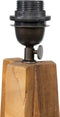 MUST Living Floorlamp Porto Cristo NATURAL,160x30x30 cm, rustic recycled teakwood, without shade