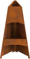 vidaXL - Vuurkorf - Piramide - 50x45x95 - cm - Weerbestendig - Staal