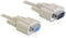 Delock Sub-D9 - Seriële Kabel 500cm - Beige