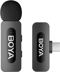 BOYA BY-V10 (V2.0) - Microfoon met bevestigingsclip - Draadloos 20 - 16000 Hz - Zwart