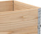 vidaXL - Plantenbak - 80x60 - cm - massief - grenenhout