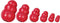 KONG Classic - Snackbal Hondenspeelgoed - Kauwinstinct - Rood - Maat L