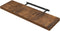 Woltu zwevende wandplank - vintage bruin - 90 x 23 x 3,8 cm - robuuste houten wandplank met