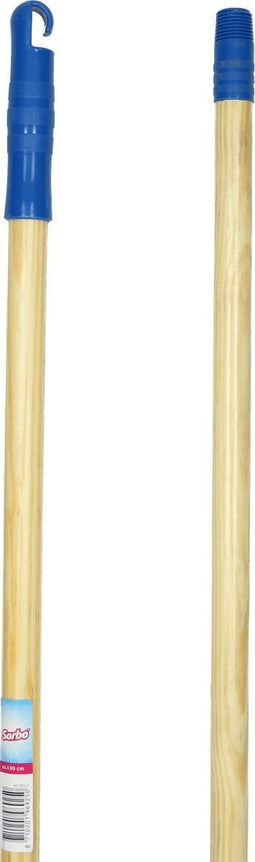 Sorbo Bezemsteel - Hout 1300 x 23.5 mm - Blauw