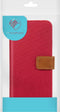 iMoshion Hoesje Geschikt voor Samsung Galaxy A72 Hoesje Met Pasjeshouder - iMoshion Luxe Canvas Bookcase - Rood