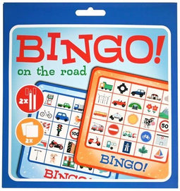 Bingo voor onderweg of op reis KU660 - Autobingo - 2 bingokaarten en 2 markers