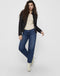 ONLY ONLNEW TAHOE QUILTED JACKET - Gewatteerde Jas - Hoge kraag - Blauw - Maat L