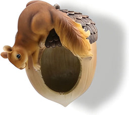Eekhoorn wand voedersschaal h18cm