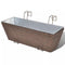 vidaXL - Balkonplantenbakken - 2 - st - 50 - cm - rattan - bruin