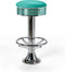 Bel Air Retro Barkruk BS-27 Footring Turquoise