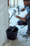Bellota rubberen platte emmer 13 liter met metalen hengsel - hoosemmer/bootemmer