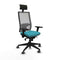 Bureaustoel met hoofdsteun Piqueras y Crespo 3D066G1 Turkoois