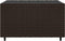 vidaXL Salontafel tuin vierkant 50x50x30 cm poly rattan bruin